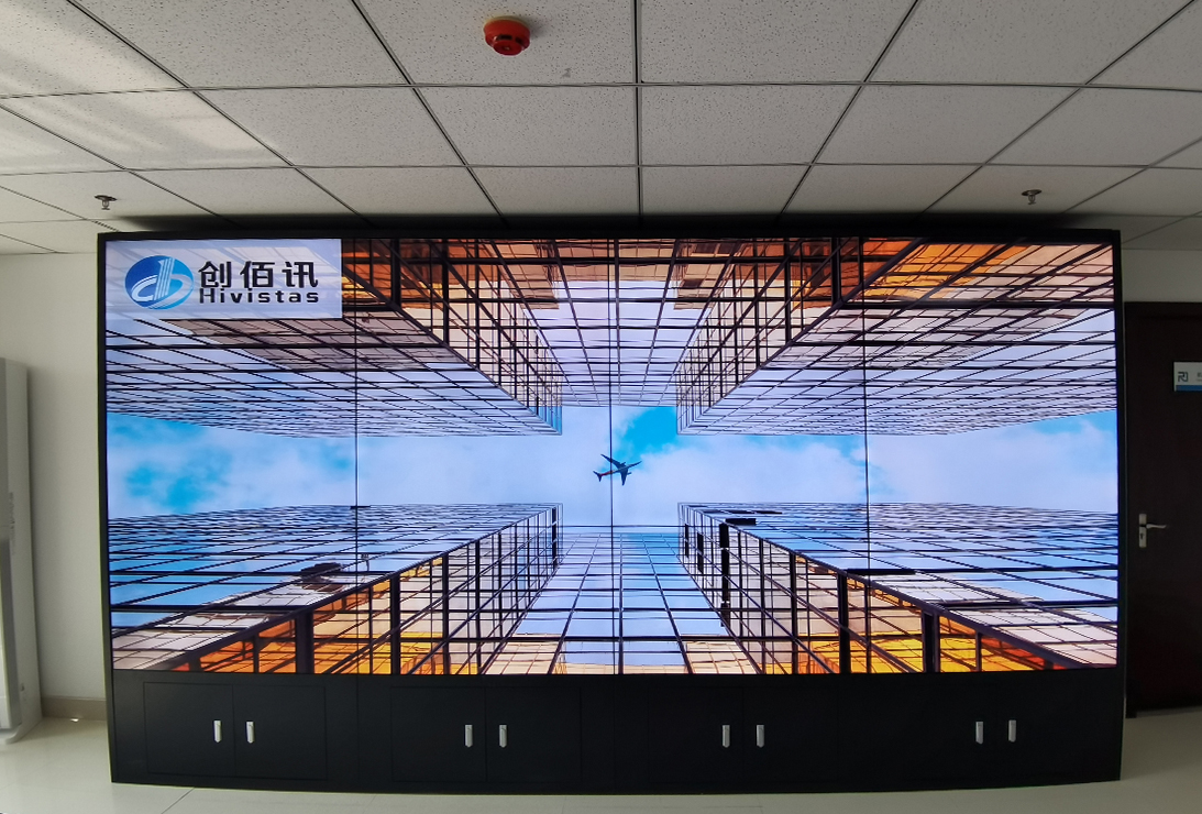 江蘇某建設有限公司49寸3.5mm3*4落地機柜數據展示